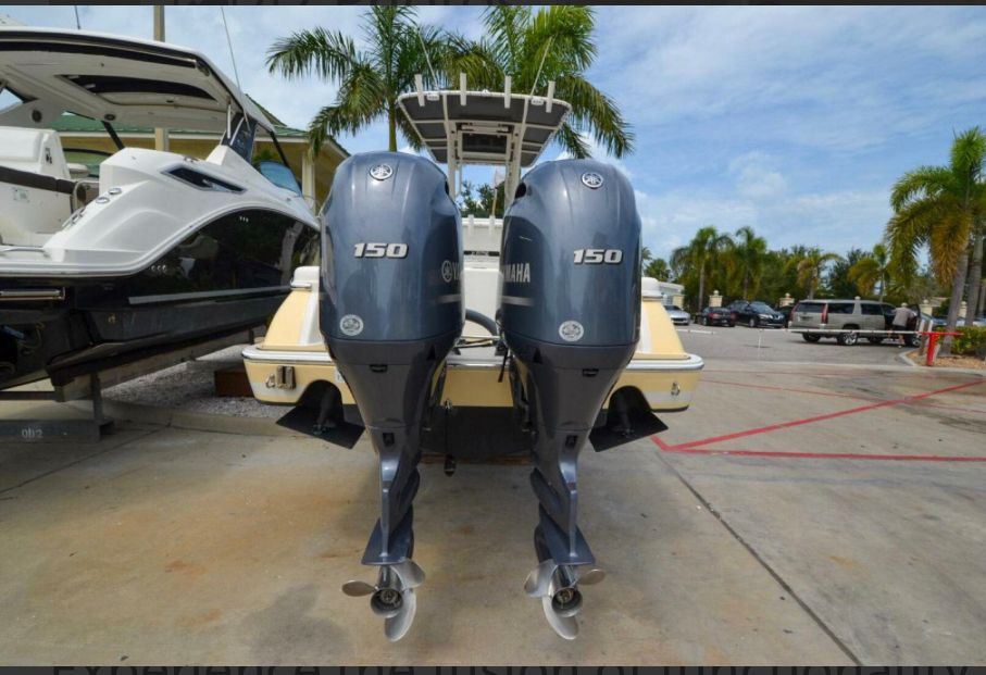 Excellent used Yamaha 150HP 4 Stroke Outboard Motor Engine image 1