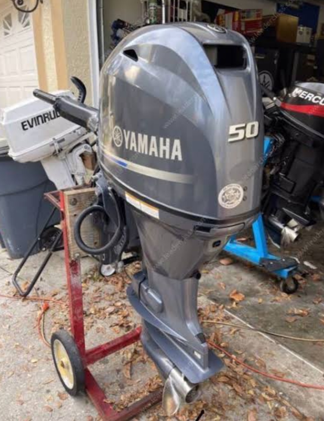 Used Yamaha 50hp 4 stroke Outboard motor image 1