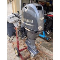 Used Yamaha 50hp 4 stroke Outboard motor image 1