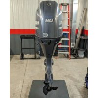 Used Yamaha 90HP 4-Stroke Outboard Motor Engine image 1